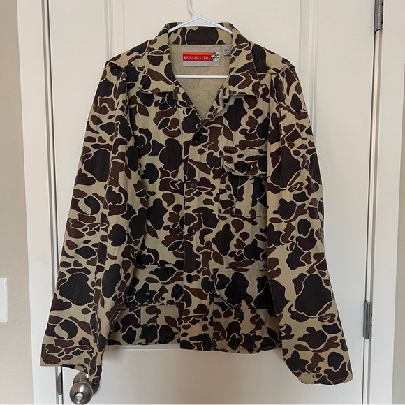 Winchester Other - Vintage 80s Winchester Duck Camo Jacket XL